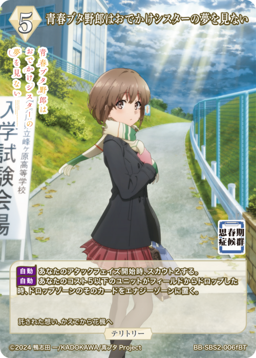 Rascal Does Not Dream of an Outing Sister / Toyohama Nodoka