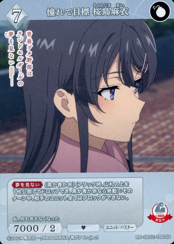 My dream and goal: Mai Sakurajima