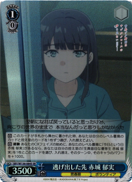 The place she ran to was Akagi Ikumi