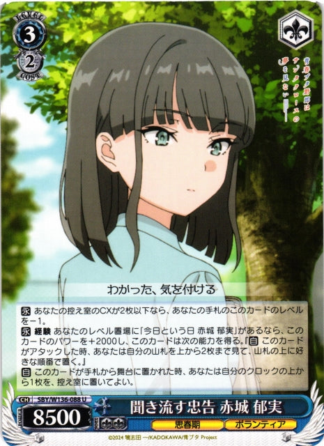 Advice to ignore - Ikumi Akagi
