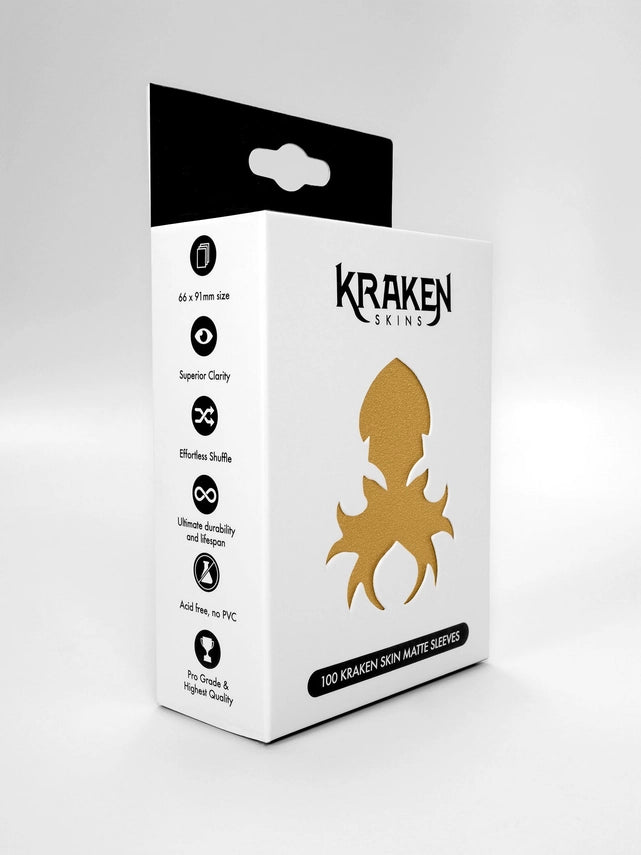 Kraken Skins - Antique Gold Matte Sleeves