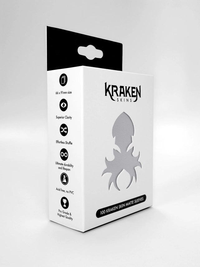Kraken Skins - Antique Silver Matte Sleeves