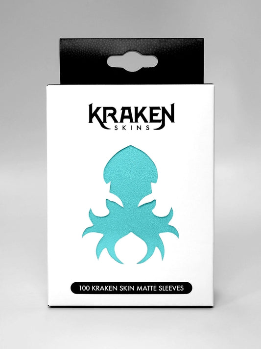 Kraken Skins - Bright Turquoise Matte Sleeves
