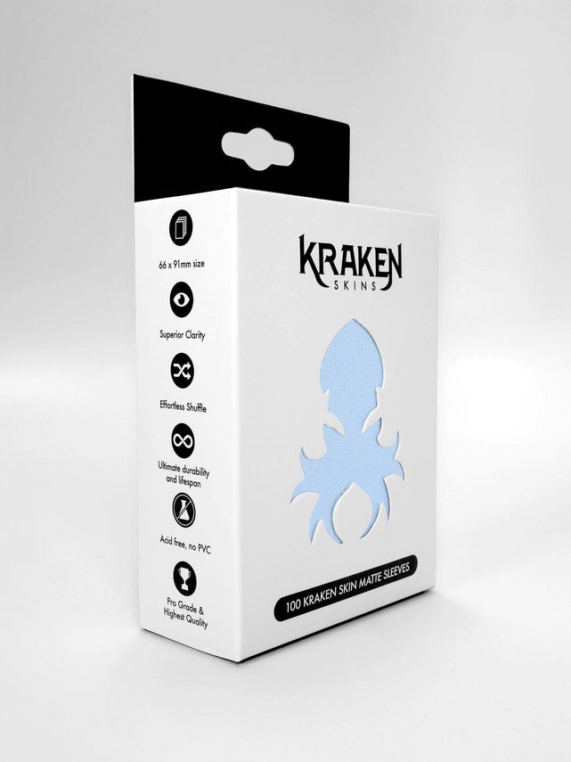 Kraken Skins - Powder Blue Matte Sleeves