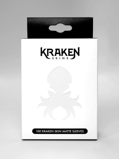 Kraken Skins - Frost White Matte Sleeves