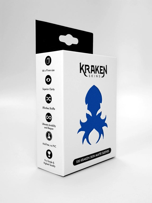 Kraken Skins - Ultramarine Blue Matte Sleeves
