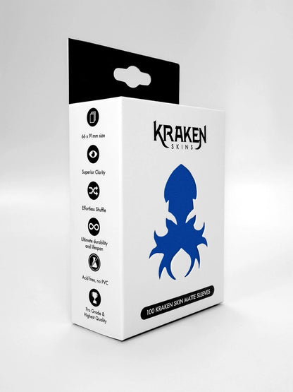 Kraken Skins - Ultramarine Blue Matte Sleeves