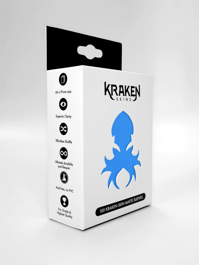 Kraken Skins - Azure Matte Sleeves