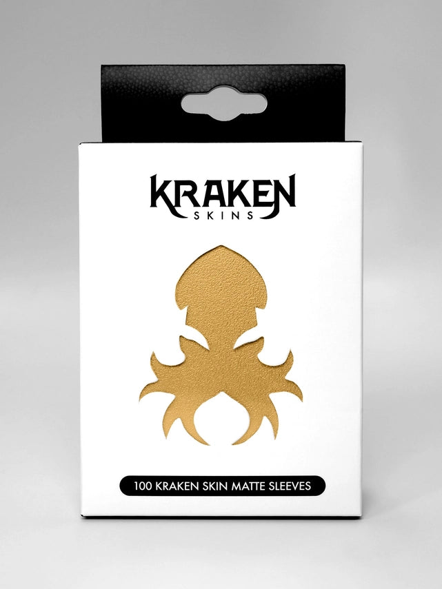 Kraken Skins - Antique Gold Matte Sleeves