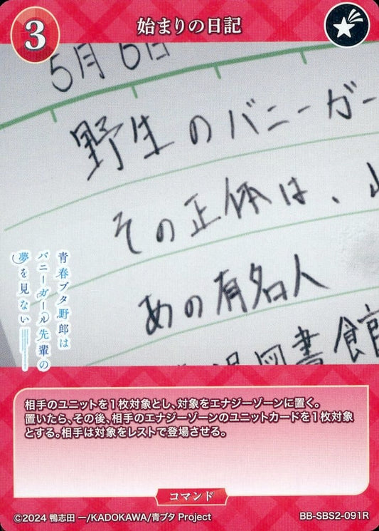 Diary of the Beginning