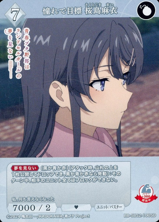 My dream and goal: Mai Sakurajima