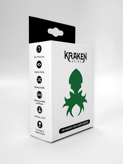 Kraken Skins - Forest Green Matte Sleeves