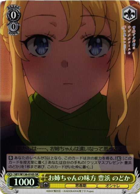 Big Sister's Ally, Toyohama Nodoka