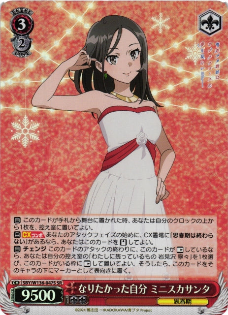 The person I wanted to be: Mini-skirt Santa