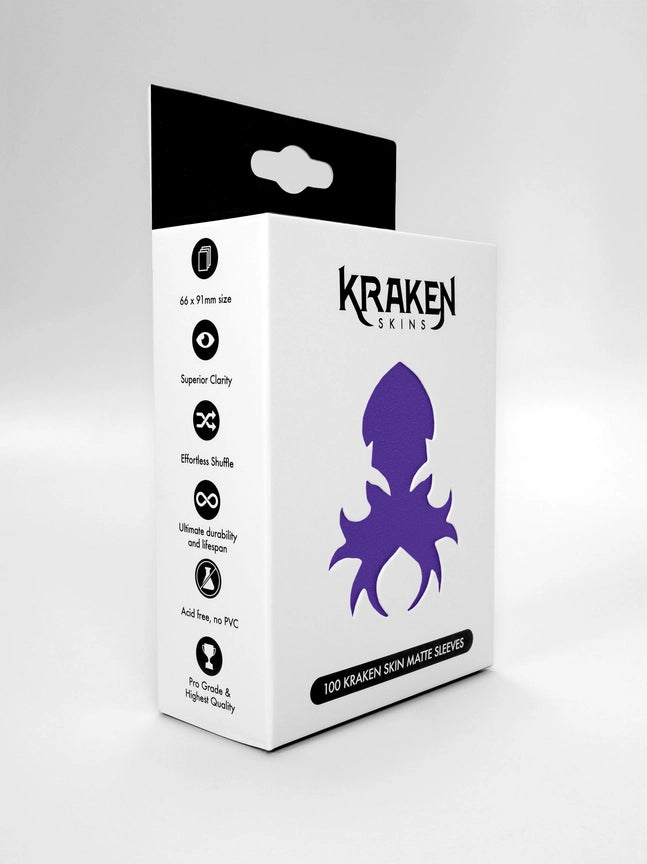Kraken Skins - Emperor Purple Matte Sleeves