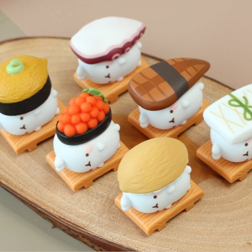 Molang's Sushi Shop Random Figure Deco Toy