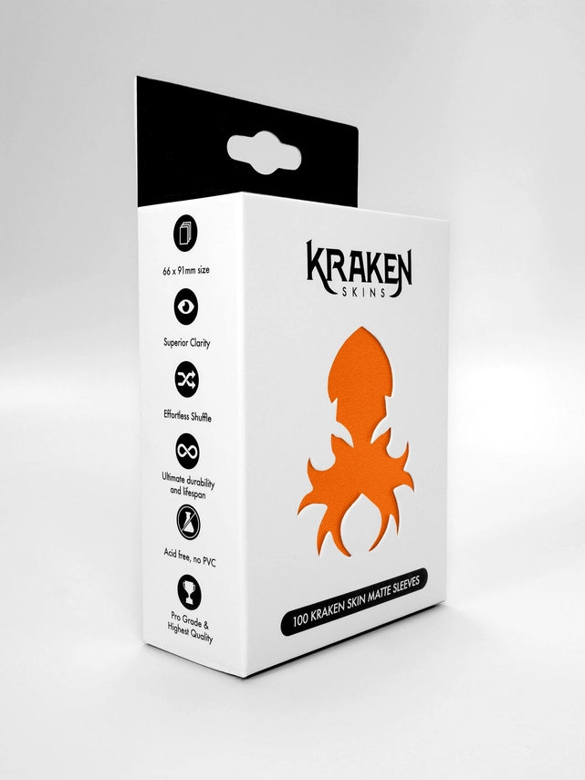 Kraken Skins - Blood Orange Matte Sleeves