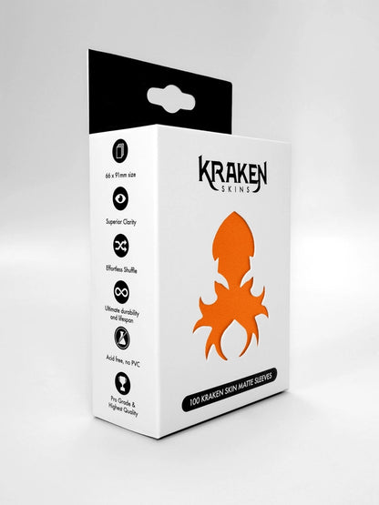 Kraken Skins - Blood Orange Matte Sleeves