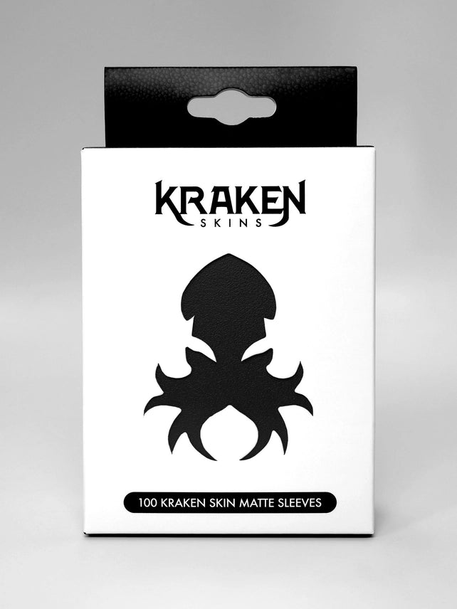 Kraken Skins - Obsidian Black Matte Sleeves