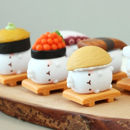 Molang's Sushi Shop Random Figure Deco Toy