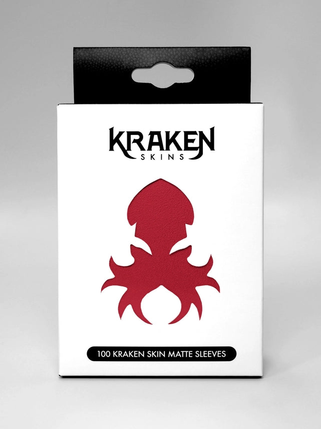 Kraken Skins - Crimson Red Matte Sleeves
