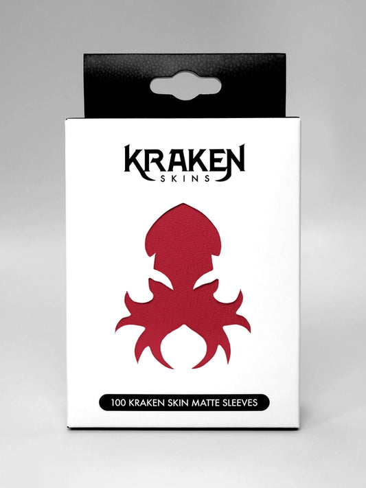 Kraken Skins - Crimson Red Matte Sleeves