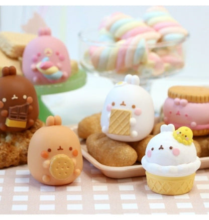 Molang Snack Time Theme Random Figure Box