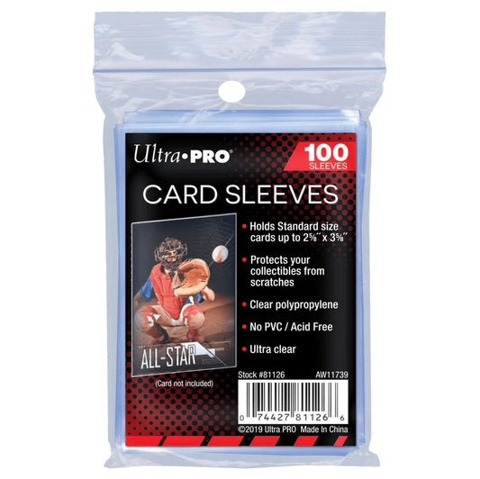 Ultra Pro - Penny Sleeves 2.5" X 3.5" Clear 100 Pcs