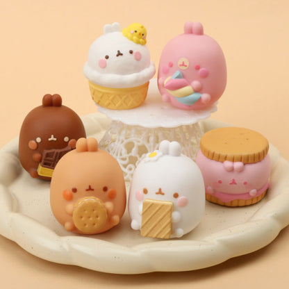 Molang Snack Time Theme Random Figure Box